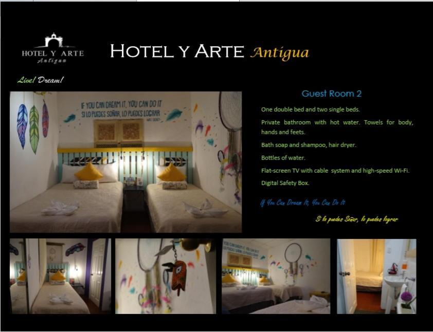 أنتيغوا غواتيمالا Hotel Y Arte Norte المظهر الخارجي الصورة